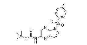 tert-butyl5-tosyl-5H-pyrrolo[2,3-b]pyrazin-2-ylcarbamate