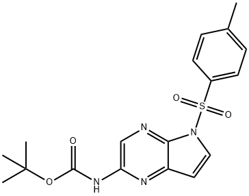 5-甲苯磺?；?5H-吡咯并[2,3-B]吡嗪-2-胺基甲酸叔丁酯